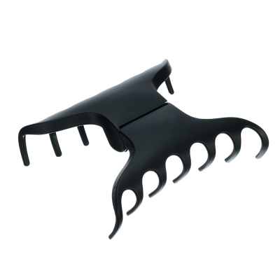 Заколка- краб Dewal Beauty, черная, матовая