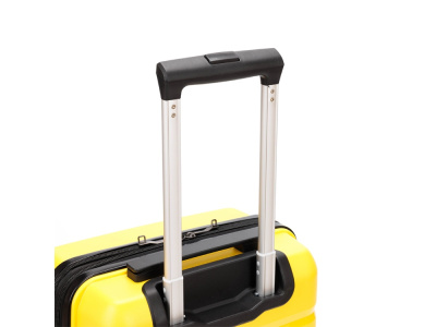 Чемодан TORBER В Отпуск, жёлтый, полипропилен, 33 х 22 х 53 см, 35 л , размер S