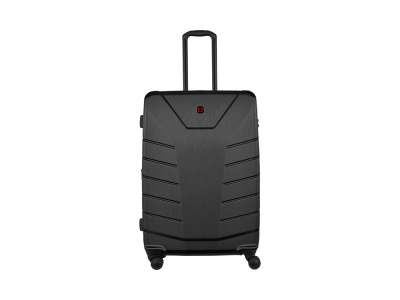 Чемодан WENGER Pegasus, черный, поликарбонат+АБС-пластик, большой, 52х76х30 см, 99 л. , размер L