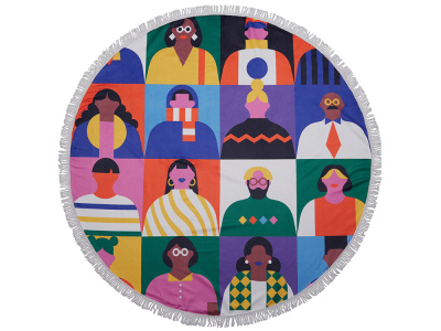 Пляжное полотенце для сублимации