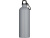 Одностенная бутылка для воды с карабином Oregon/Орегон, изготовленная из нержавеющей стали, сертифицированной по стандарту RCS, объемом 750 мл, серый