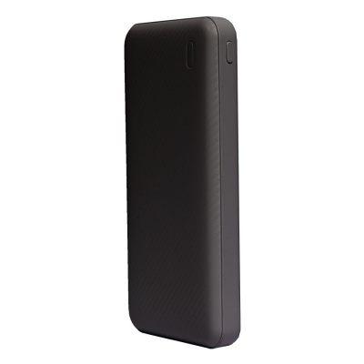 Универсальный аккумулятор Rib 10 (10000 мАч), черный, 13,5х6.8х1,5 см