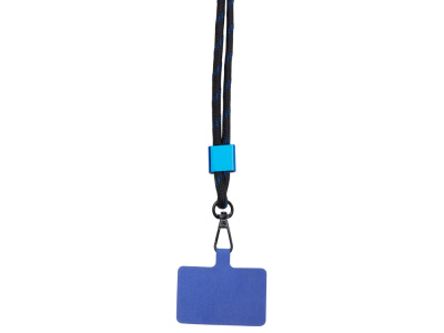 Ремешок на шею для телефона Риксо, синий/черный