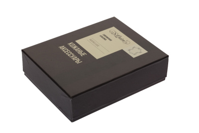 Портмоне S.Quire, натуральная воловья кожа, черный, наппа, 12 x 10,4 x 2 см