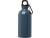 Одностенная бутылка для воды с карабином Oregon, изготовленная из нержавеющей стали, сертифицированной по стандарту RCS, объемом 400 мл - Hale Blue , размер 400 мл