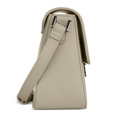 Сумка женская BUGATTI НЕЛА | NELA, бежевая, полиуретан, 25х9х17,5 см