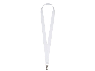 Ланъярд 2 см под сублимацию с трендовым карабином, серебристый