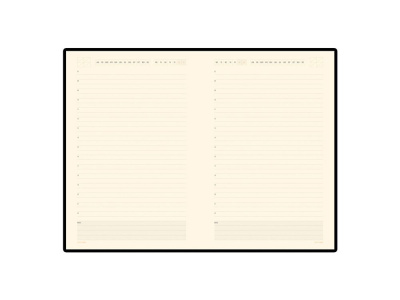 Ежедневник А5 недатированный Monaco, темно-синий