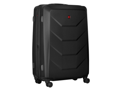 Чемодан WENGER Prymo, чёрный, большой, 52х76х30 см, 93 л, ABS+PC , размер XL