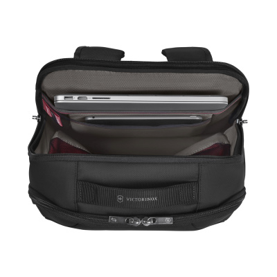 Рюкзак VICTORINOX Crosslight City Daypack, черный, RPET полиэстер, 32x18x46 см, 20 л