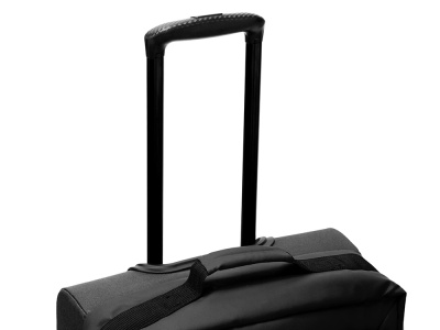 Сумка на колесах TORBER РИТМ, чёрный, полиэстер 900D с PU покрытием, 60 х 38 х 25,5 см, 57 л , размер M