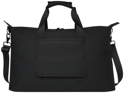 Спортивная сумка для ноутбука с диагональю экрана 15,6 дюйма Turner, изготовленная из переработанных материалов согласно стандарту GRS - сплошной черный