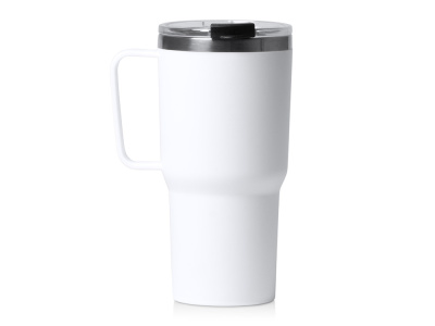 Термокружка Кенчер с двойными стенками из нержавеющей стали 304 и полипропилена, белый