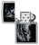 Зажигалка ZIPPO Shadow Wolf с покрытием Street Chrome, латунь/сталь, серебристая, матовая, 38x13x57 мм