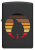 Зажигалка ZIPPO Colorblock с покрытием Black Matte, латунь/сталь, черная, 38x13x57 мм