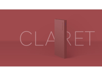 Внешний аккумулятор Rombica NEO ARIA Claret, 10000 мАч, Soft-touch, PD, QCharge, Type-C, бордовый (Р)