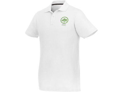 Мужское поло Helios с коротким рукавом, белый , размер 5XL