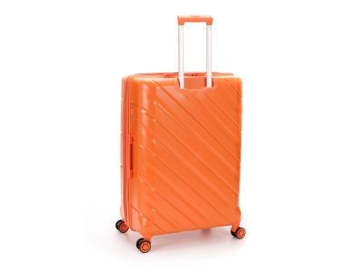 Чемодан TORBER В Отпуск, оранжевый, полипропилен, 54,5 х 33,5 х 79 см, 135 л , размер L