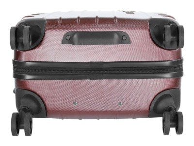 Чемодан для ручной клади BUGATTI ГАЛАТЕЯ | GALATEA, бордовый, поликарбонат / АБС-пластик, 36,5х24,5х56 см, 38 л , размер S