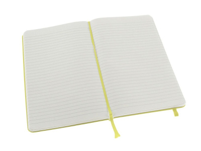 Записная книжка Moleskine Classic (в линейку) в твердой обложке, Large (13х21см), цитрусовый , размер A5