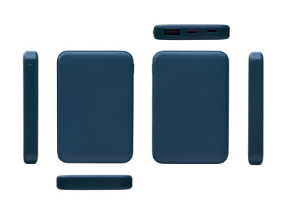 Внешний аккумулятор Simp, 5000 мАч, темно-синий