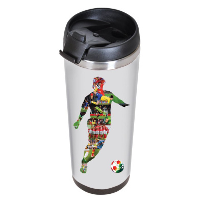 Термокружка  "IDEA";  420 мл;  нержавеющая сталь/пластик