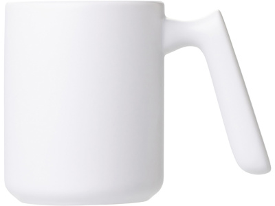 Кружка матовая с прямой ручкой Axio, 360 мл, белый