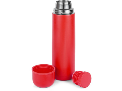 Термос Relaxika 101 (1 литр), красный (без лого) , размер 1000