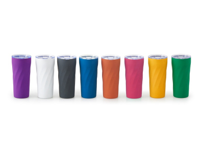 Подарочный набор FAMILY с термосом и термокружкой, серый