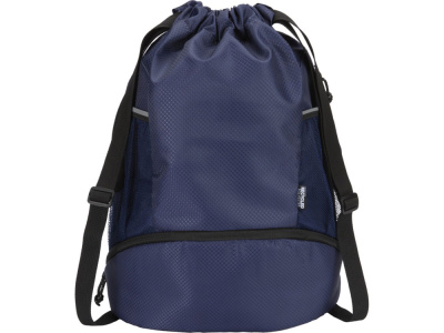 Nomad спортивная сумка из переработанного материала GRS с завязками и нижним отделением на 18 л, темно-синий