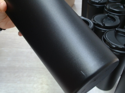 Стакан-тамблер Moment с кофейной крышкой, 350 мл, цвет черный