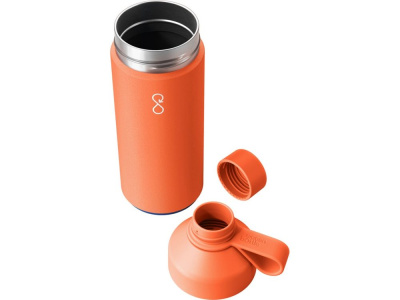 Бутылка для воды Big Ocean Bottle объемом 1000 мл с вакуумной изоляцией, оранжевый , размер 1000 мл