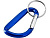 Timor брелок с карабином из переработанного алюминия, сертифицированного по стандарту RCS - Ярко-синий