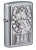 Зажигалка ZIPPO Lucky 7 с покрытием Street Chrome, латунь/сталь, серебристая, 38x13x57 мм