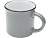 Bari керамическая кружка объемом 240 мл, серый