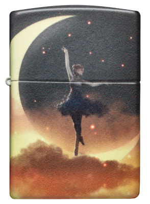 Зажигалка ZIPPO Mythological с покрытием Glow In The Dark Green, латунь/сталь, черная, 38x13x57 мм