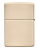 Зажигалка ZIPPO Classic с покрытием Flat Sand, латунь/сталь, бежевая, глянцевая, 38x13x57 мм