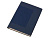 Бизнес блокнот Supreme с вставкой из софт-тача, гибкая обложка, 128 листов, синий