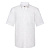 Рубашка "Short Sleeve Oxford Shirt", белый_M, 70% х/б, 30% п/э, 130 г/м2