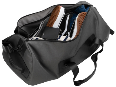 Дорожная сумка Реген, серый , размер С лого