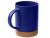 Кружка 450 мл с пробковым дном Корк & Бон, глубокий синий