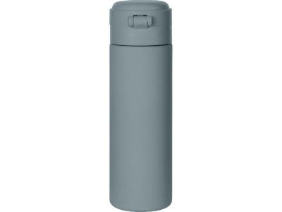 Вакуумная термокружка Waterline c кнопкой Guard, 400 мл, тубус, антрацит