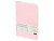 Ежедневник А5 недатированный Megapolis Velvet Flex, зефирный розовый