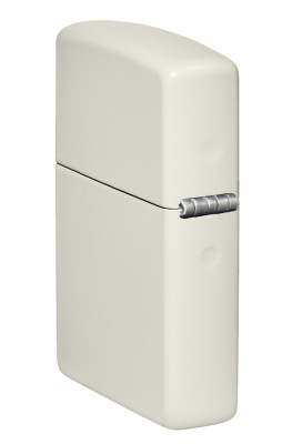 Зажигалка ZIPPO Classic с покрытием Glow In The Dark, латунь/сталь, белая, матовая, 38x13x57 мм