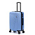 Чемодан TORBER Lama, синий, ABS-пластик, 43 х 25,5 х 67 см, 62 л