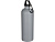 Одностенная бутылка для воды с карабином Oregon/Орегон, изготовленная из нержавеющей стали, сертифицированной по стандарту RCS, объемом 750 мл, серый