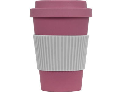 Термокружка Muffin из натуральных волокон, пыльно-розовый