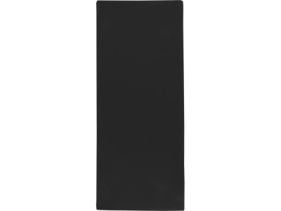 Lucas спортивное полотенце из переработанного полиэстера 30х80 см - сплошной черный , размер S