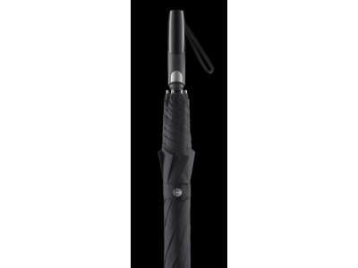 Зонт-трость 7399 Alugolf полуавтомат, черный/титан