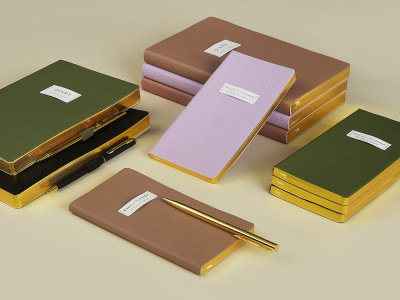 Еженедельник недатированный А6 Verde с нашивкой, зеленый